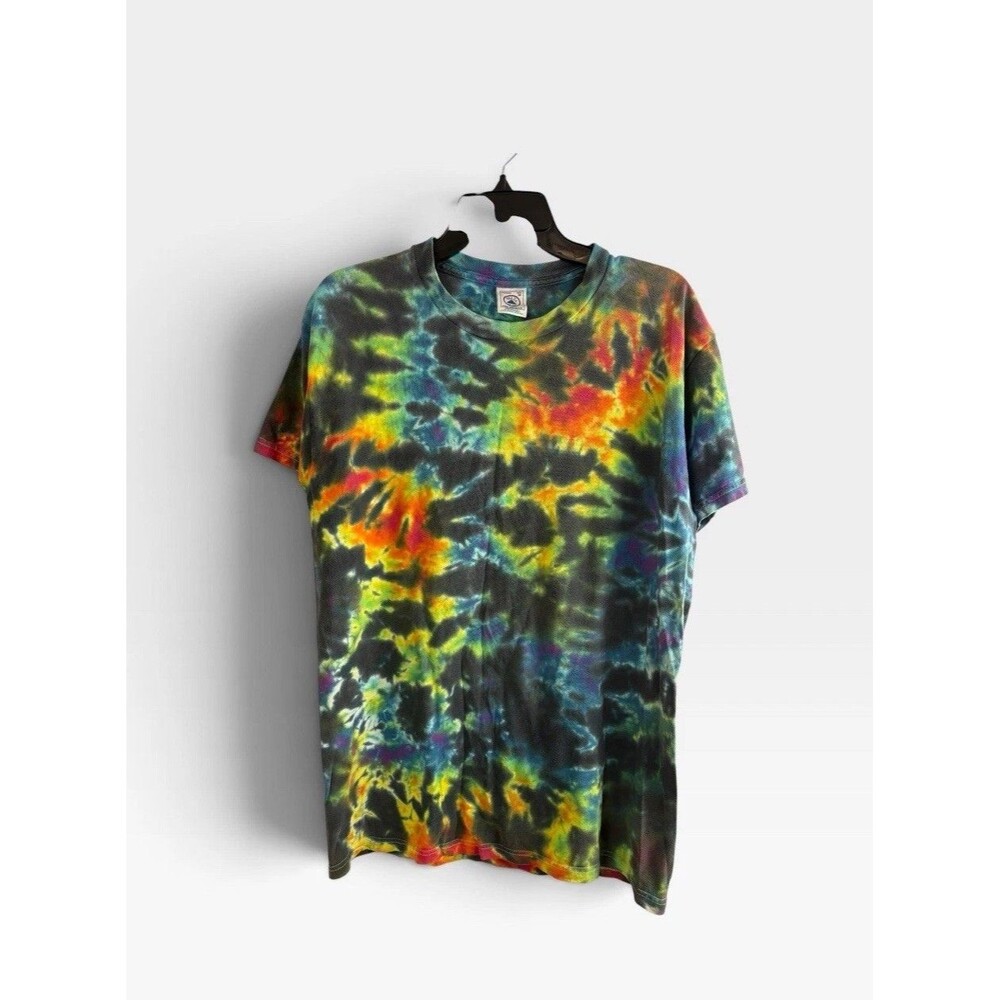 Vintage Delta Pro Weight Mens Tee Shirt Adult Size Medium Tie Dye Short Sleeve